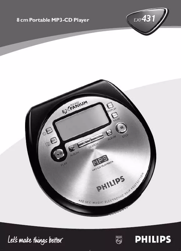 Mode d'emploi PHILIPS EXP431