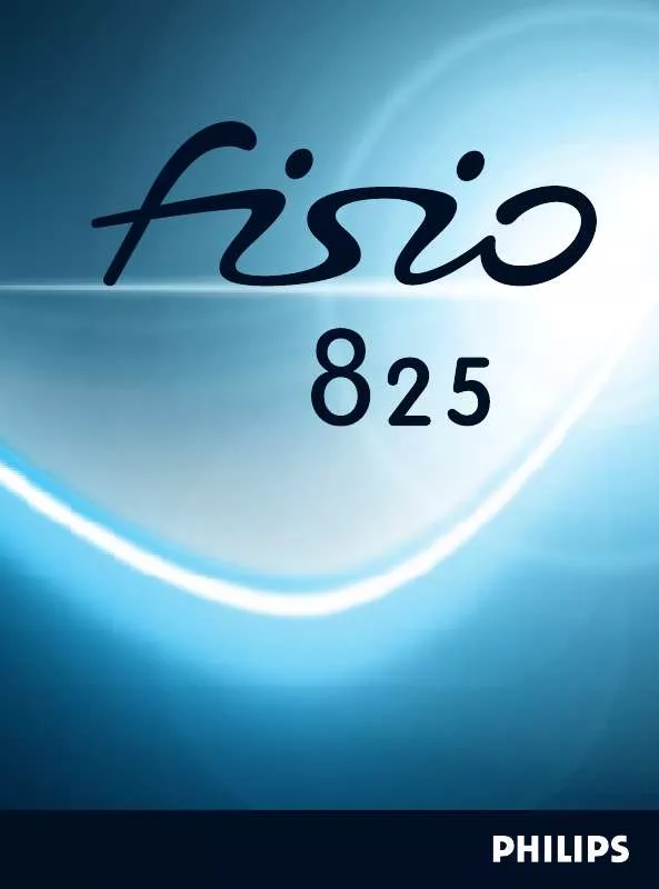 Mode d'emploi PHILIPS FISIO 825