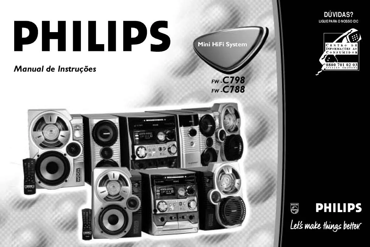 Mode d'emploi PHILIPS FW-C798