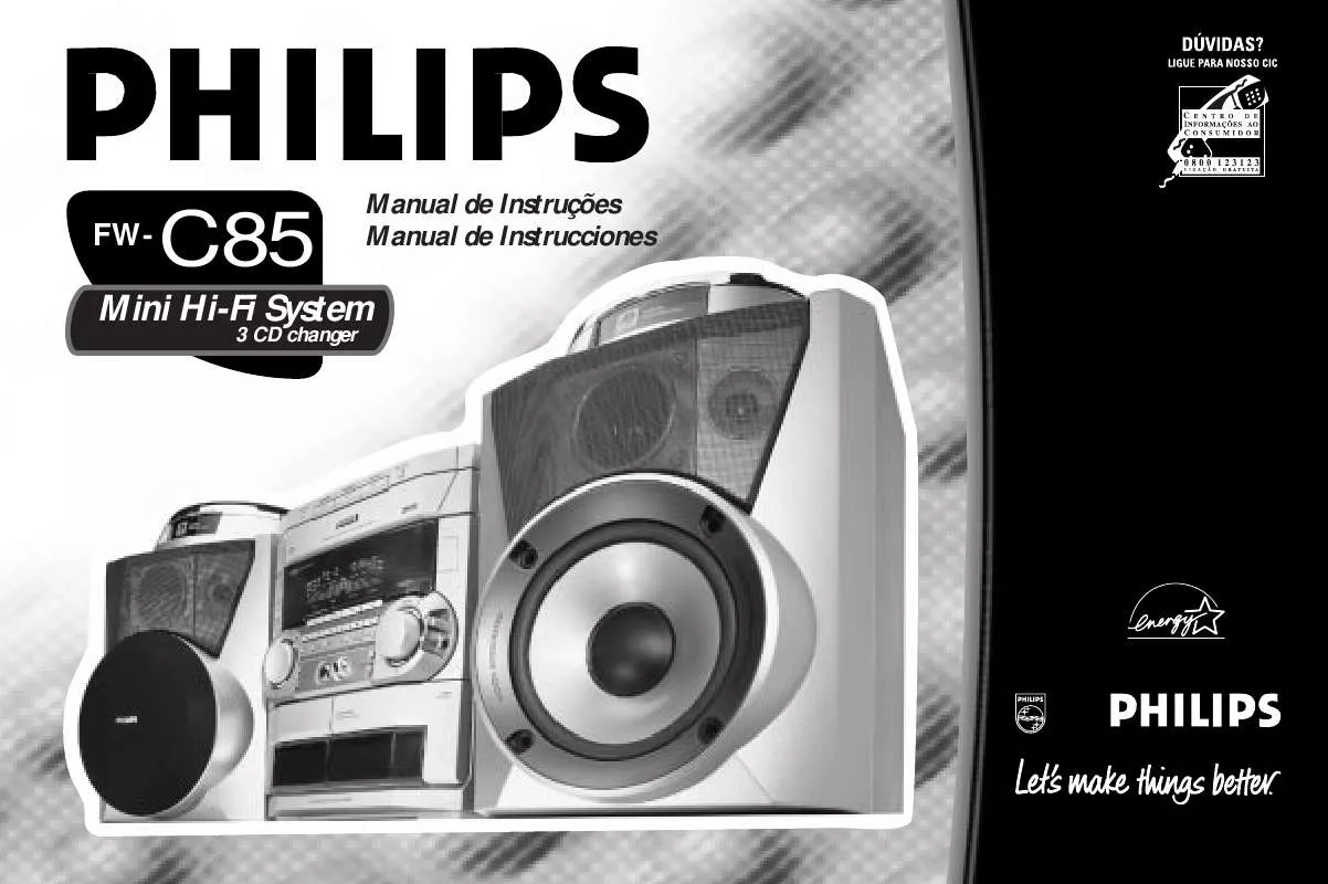 Mode d'emploi PHILIPS FW-C85