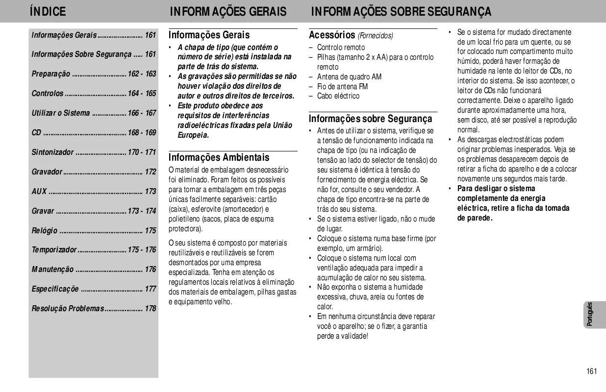 Mode d'emploi PHILIPS FW306