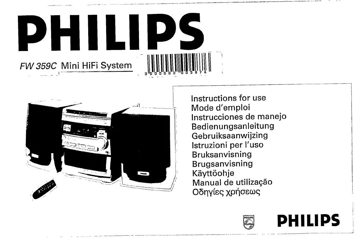 Mode d'emploi PHILIPS FW359C