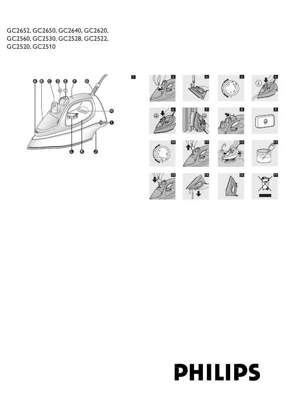 Mode d'emploi PHILIPS GC2530