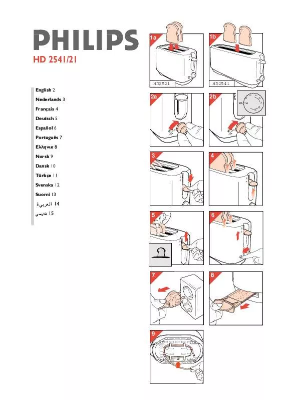 Mode d'emploi PHILIPS HD2541