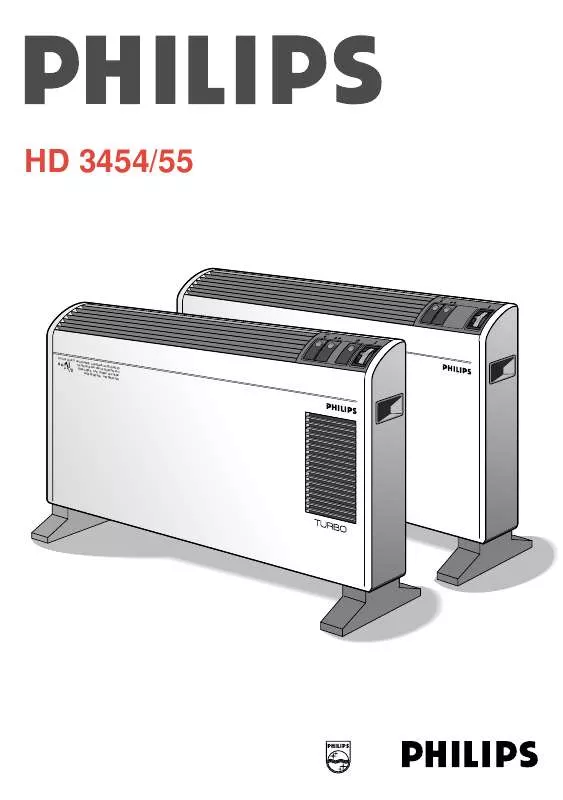 Mode d'emploi PHILIPS HD3455