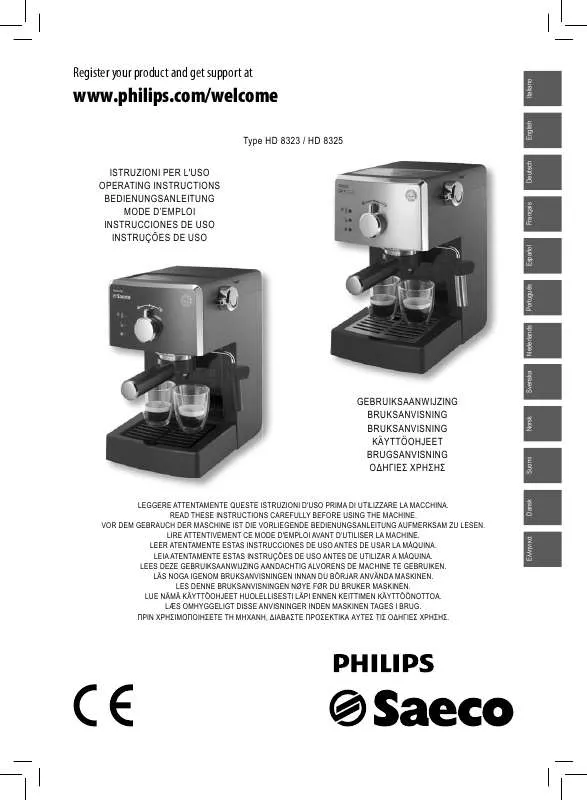 Mode d'emploi PHILIPS HD 8321