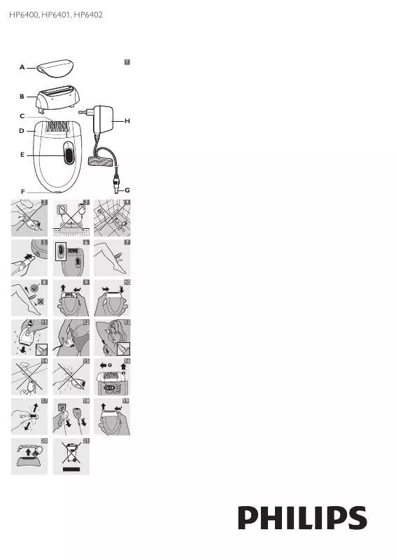 Mode d'emploi PHILIPS HP 6401