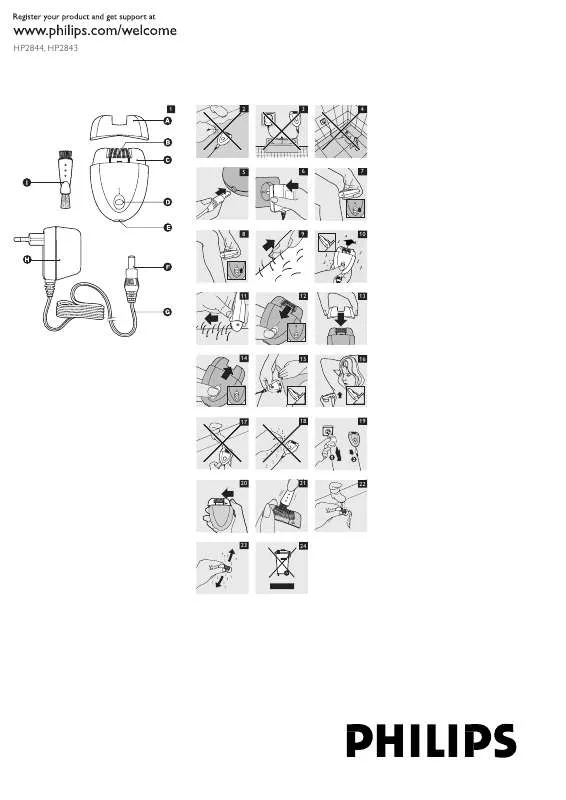 Mode d'emploi PHILIPS HP2843