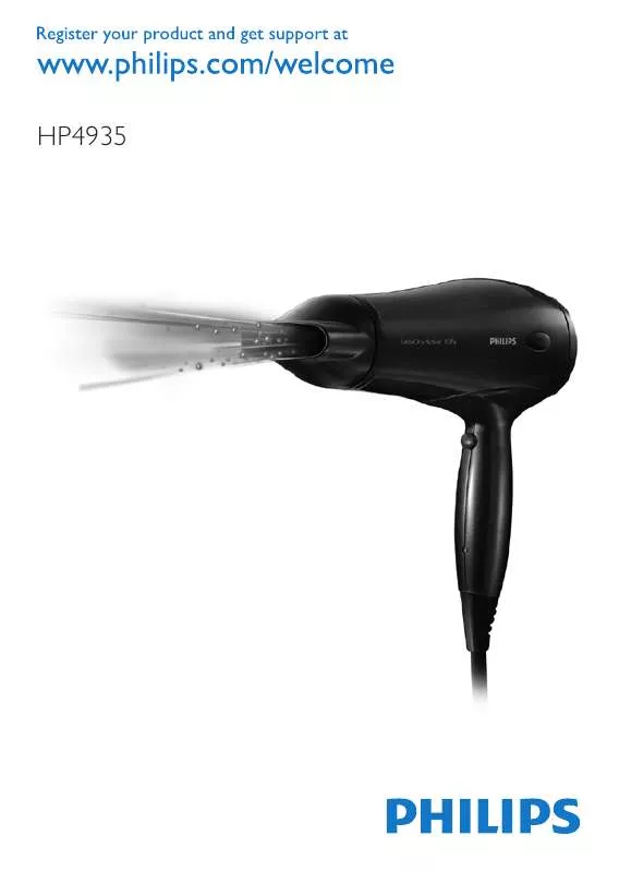 Mode d'emploi PHILIPS HP4935