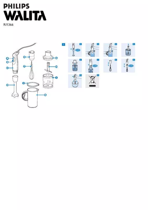 Mode d'emploi PHILIPS HR1366