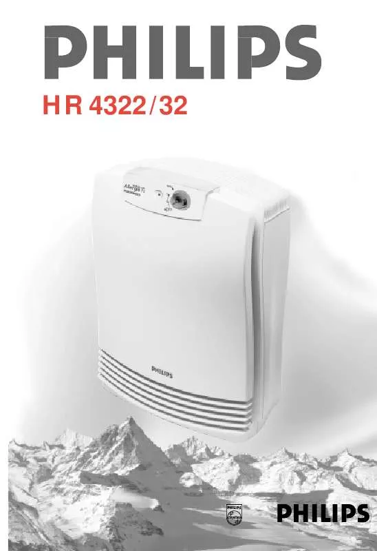 Mode d'emploi PHILIPS HR4322