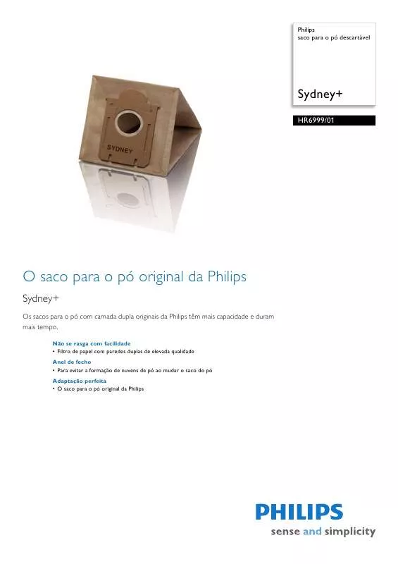 Mode d'emploi PHILIPS HR 6999