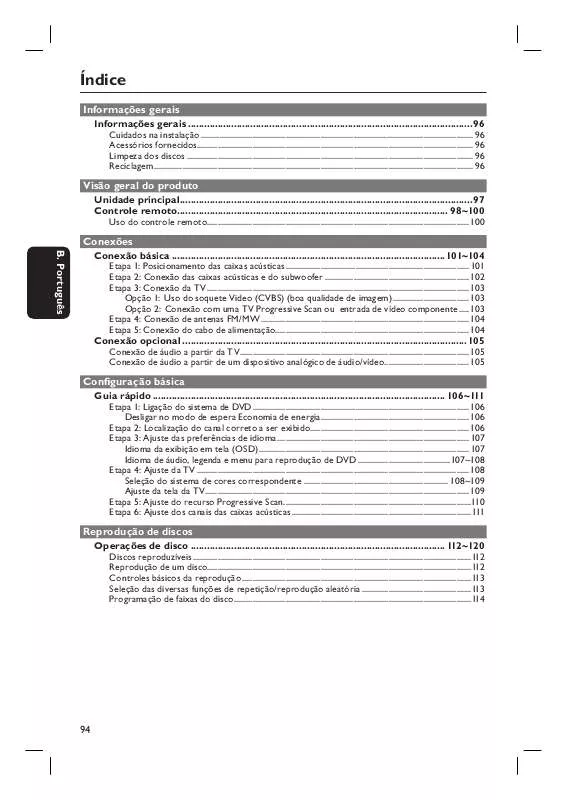 Mode d'emploi PHILIPS HTS3107