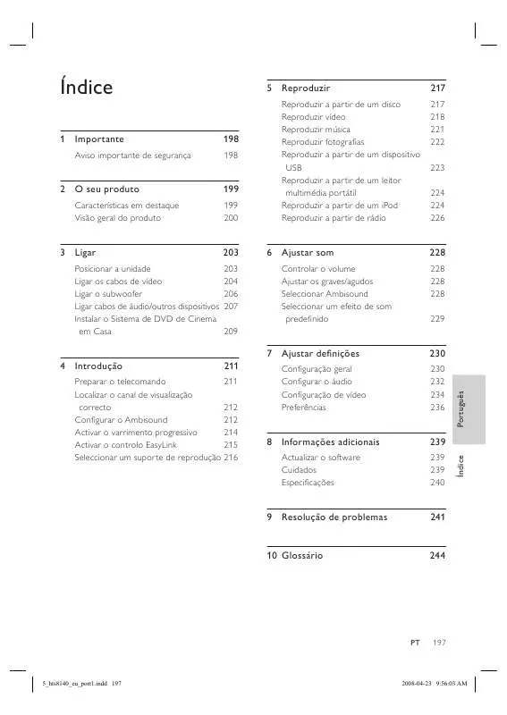 Mode d'emploi PHILIPS HTS8150