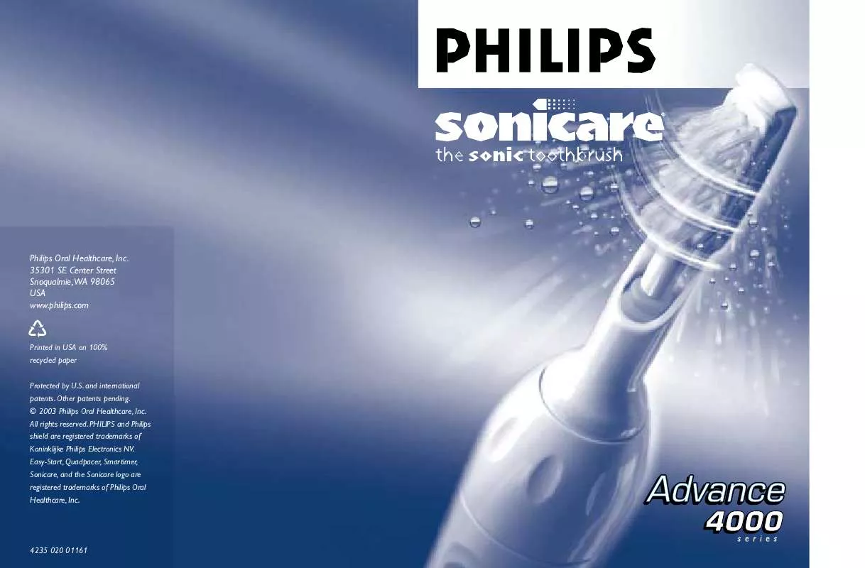 Mode d'emploi PHILIPS HX4401