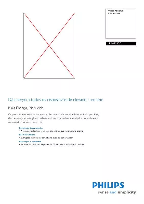 Mode d'emploi PHILIPS LR14PS12C
