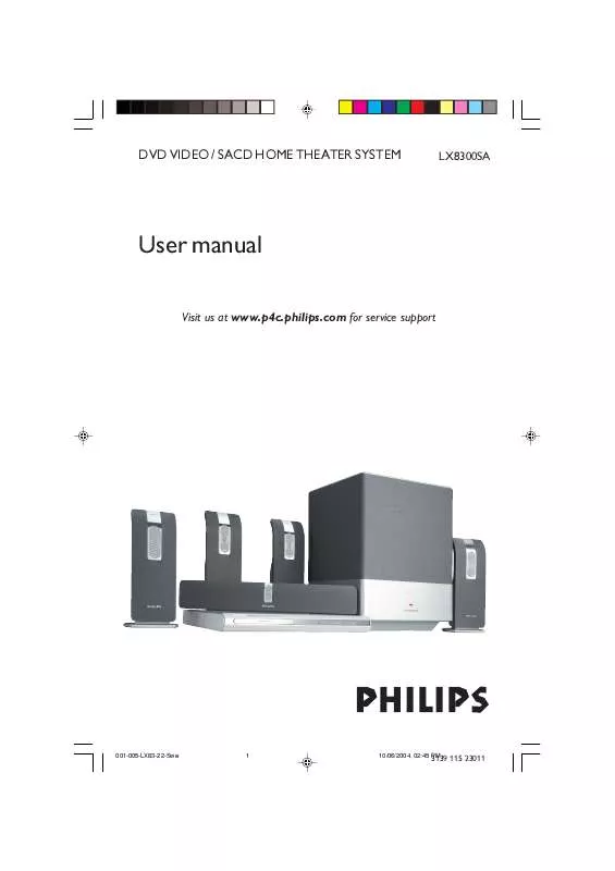 Mode d'emploi PHILIPS LX8300SA