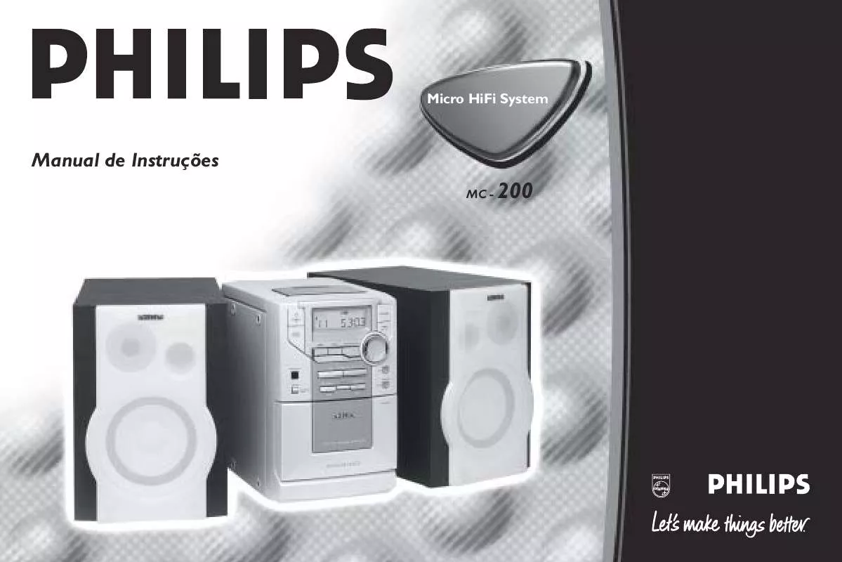 Mode d'emploi PHILIPS MC-200