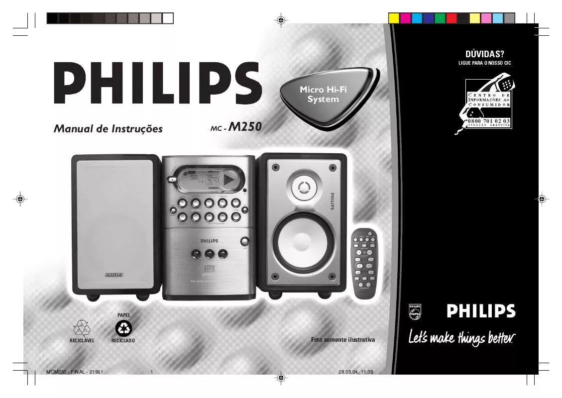 Mode d'emploi PHILIPS MC-M250