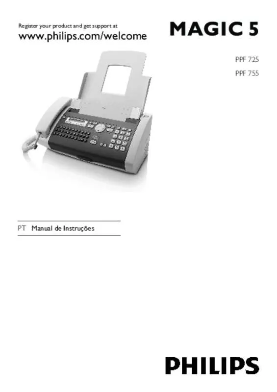 Mode d'emploi PHILIPS PPF725/PTW