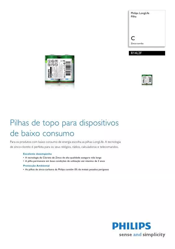 Mode d'emploi PHILIPS R14L2F