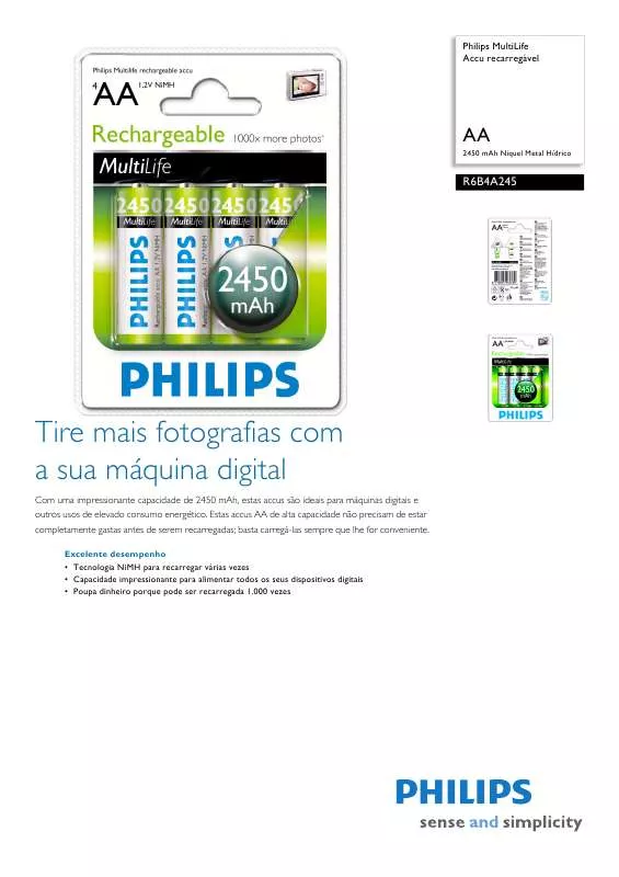 Mode d'emploi PHILIPS R6B4A245