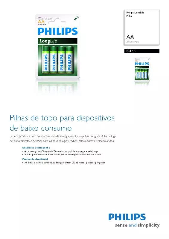 Mode d'emploi PHILIPS R6L4B