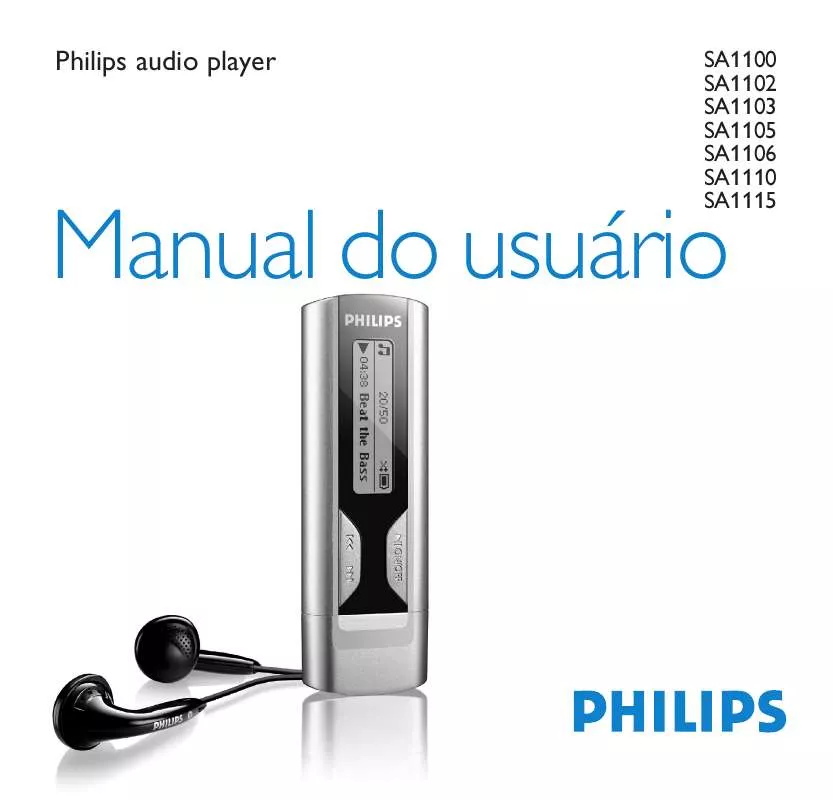 Mode d'emploi PHILIPS SA1100