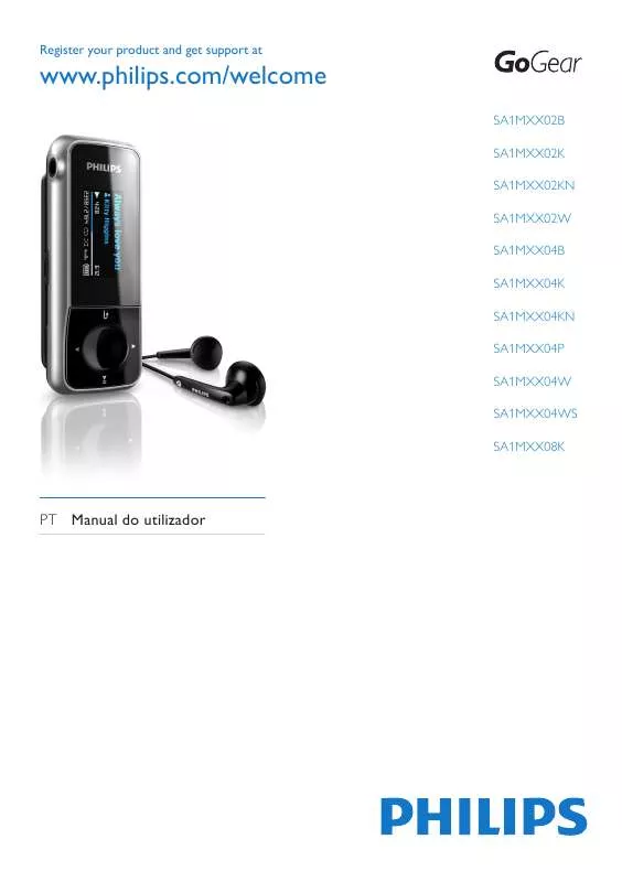 Mode d'emploi PHILIPS SA1MXX04W