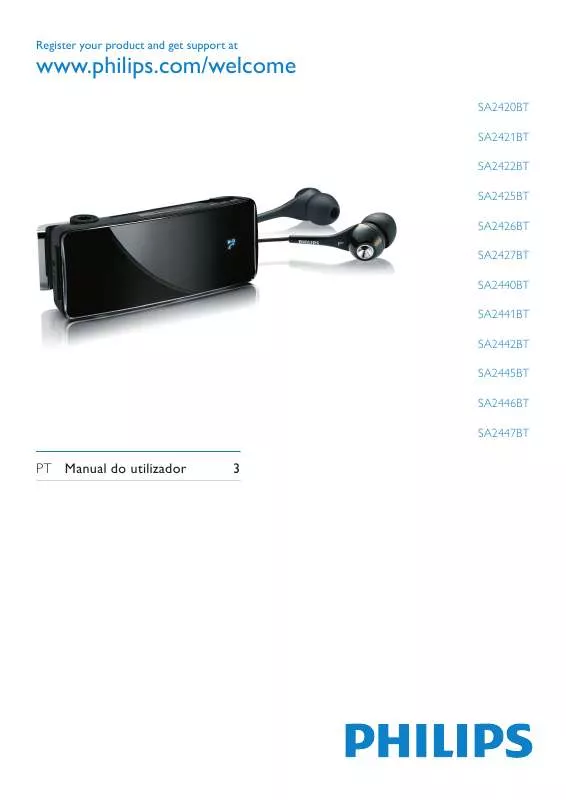 Mode d'emploi PHILIPS SA2426BT