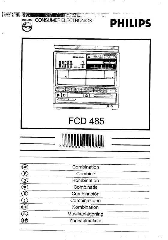 Mode d'emploi PHILIPS SBCRU254-00H