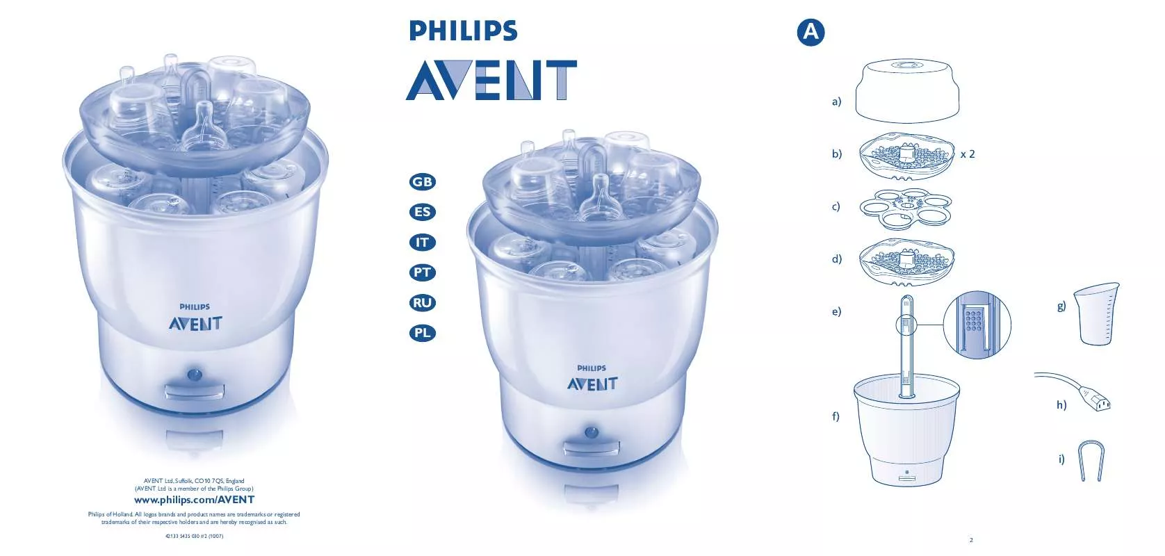 Mode d'emploi PHILIPS SCF-274