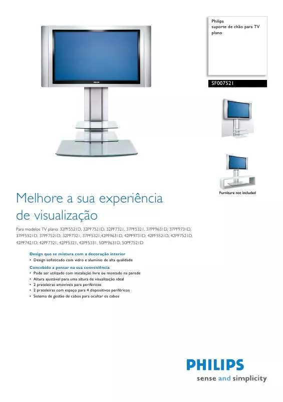 Mode d'emploi PHILIPS SF007521