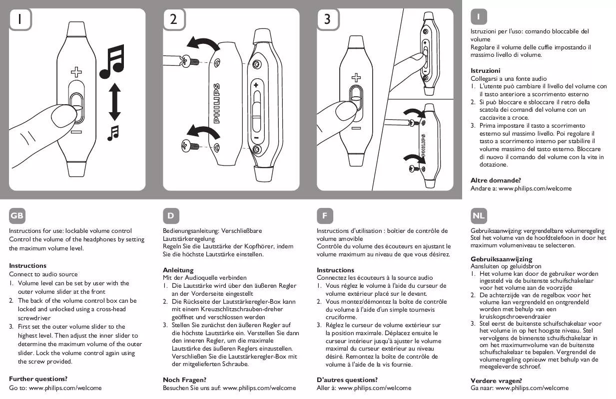 Mode d'emploi PHILIPS SHK1030