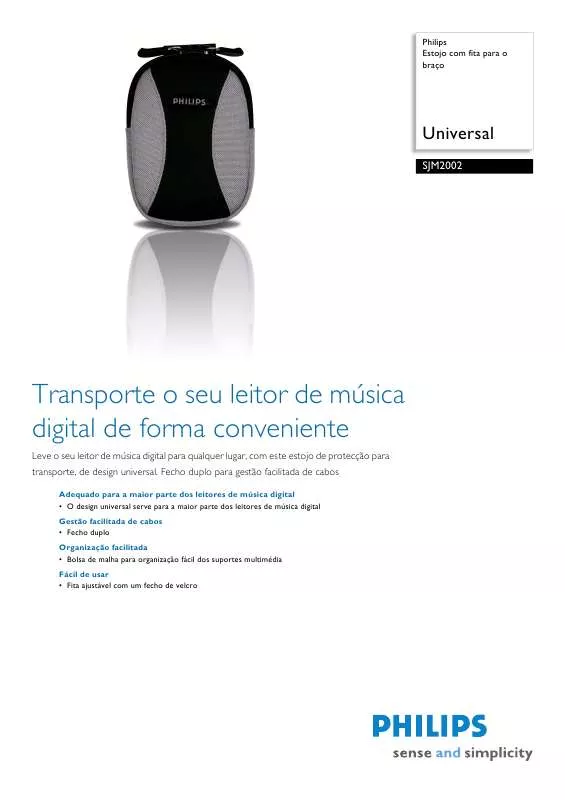 Mode d'emploi PHILIPS SJM2002