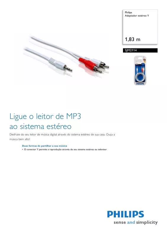 Mode d'emploi PHILIPS SJM2114