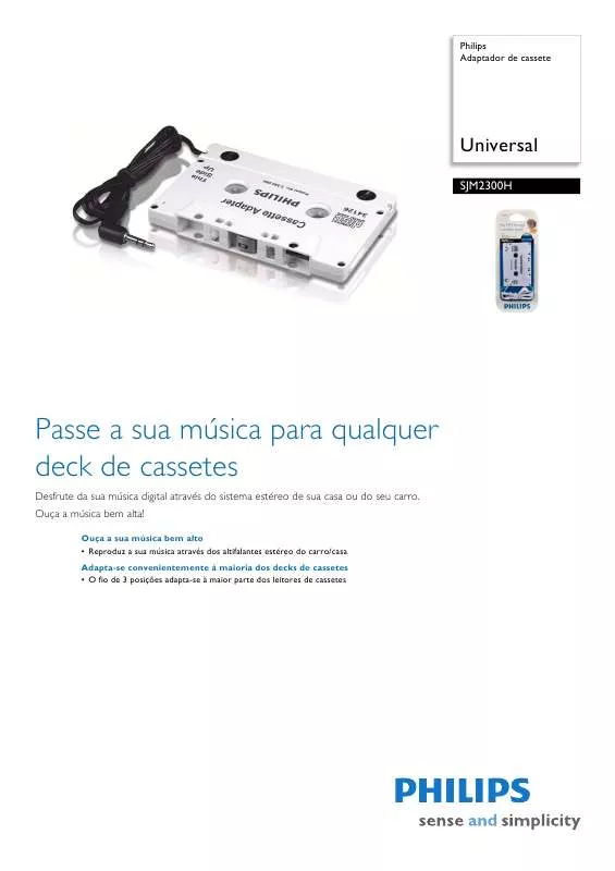 Mode d'emploi PHILIPS SJM2300H