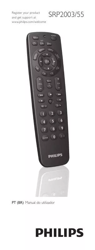 Mode d'emploi PHILIPS SRP2003WM