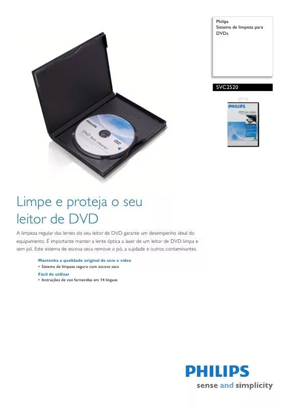 Mode d'emploi PHILIPS SVC2520