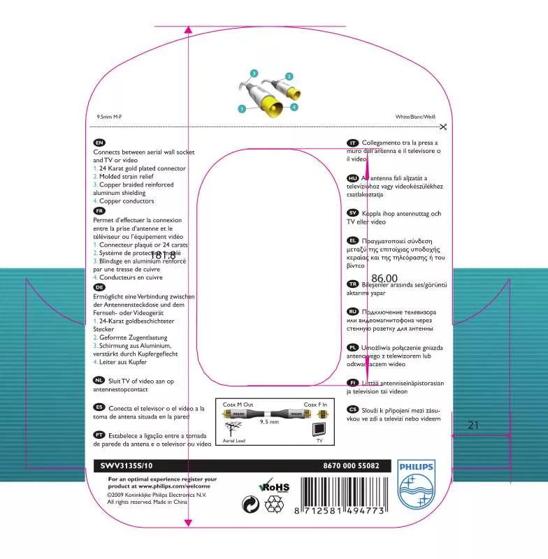 Mode d'emploi PHILIPS SWV3135S