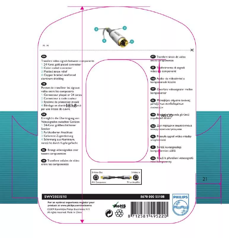 Mode d'emploi PHILIPS SWV3503S