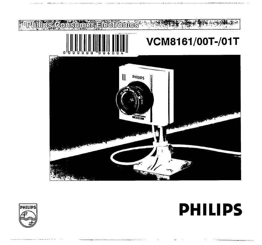 Mode d'emploi PHILIPS VCM8161