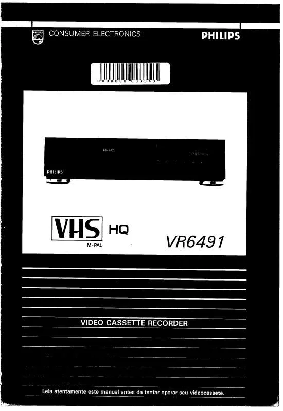 Mode d'emploi PHILIPS VR6491