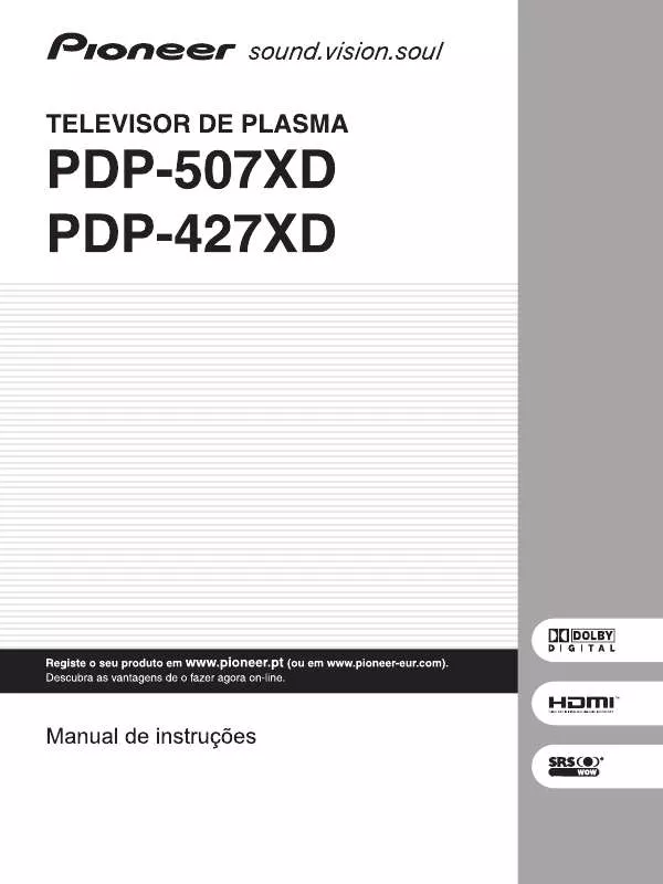 Mode d'emploi PIONEER PDP-507XD