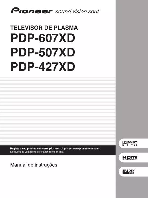 Mode d'emploi PIONEER PDP-607XD