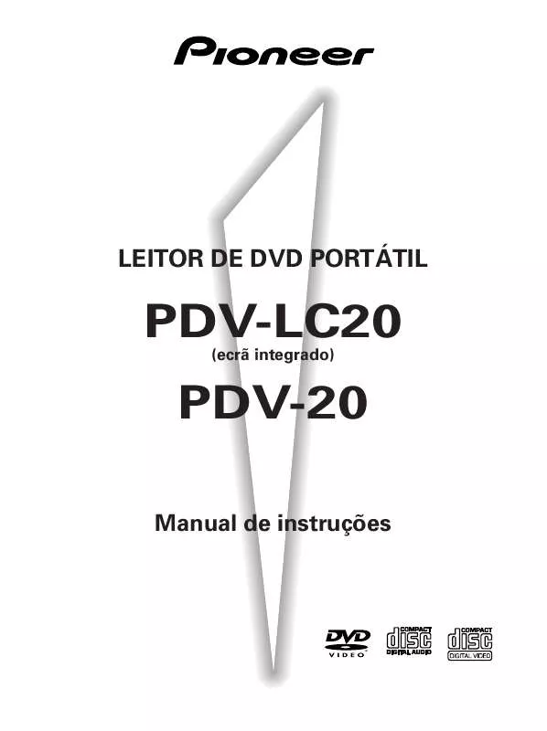 Mode d'emploi PIONEER PDV-LC20