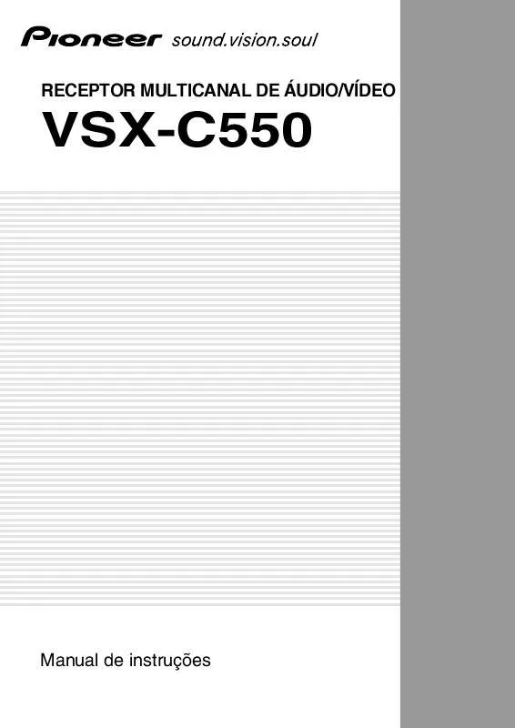 Mode d'emploi PIONEER VSX-C550