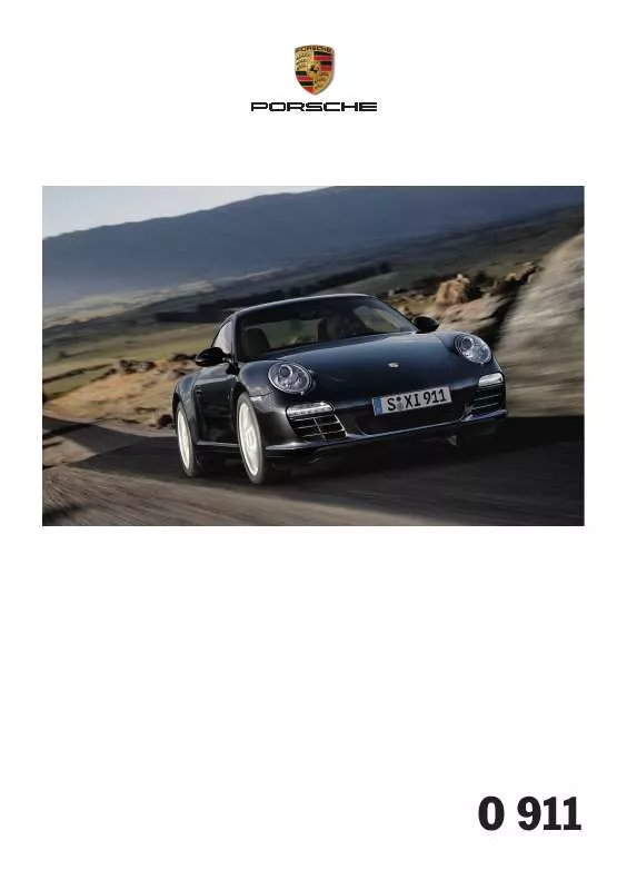 Mode d'emploi PORSCHE 911 TURBO CABRIOLET