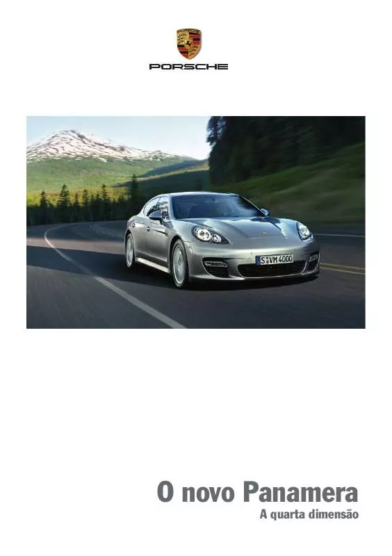 Mode d'emploi PORSCHE PANAMERA S