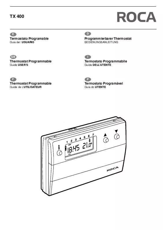 Mode d'emploi ROCA TX 400